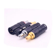 2pcs 3 Pin XLR Connector Female /Male XLR to RCA Female HIFI Audio Cable Adapter