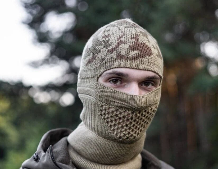 Military Balaclava Hat 2in1 Camouflage Tactical Balaclava ZSU Ukraine 2023