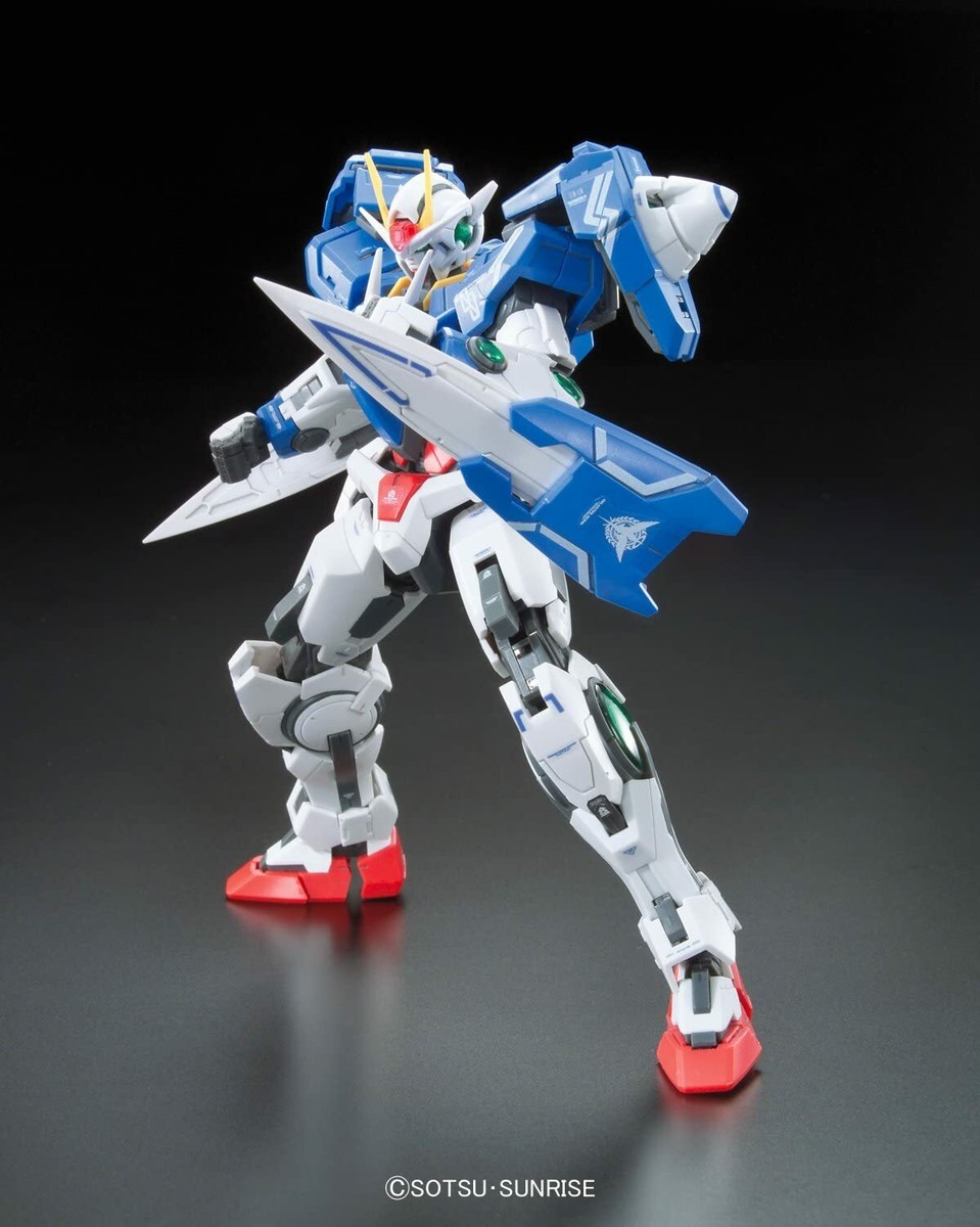 BANDAI RG 1/144 Gundam 00 00 Raiser GN-0000+GNR-010 Plastic Model
