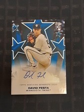 2025 Topps Series 1 David Festa Baseball Stars Blue Foil Auto /150