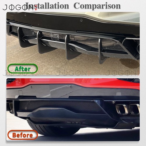 Real Carbon Rear Diffuser Fin For Corvette C8 Z51 Stingray 20+ Jogon Performance - Picture 2 of 16