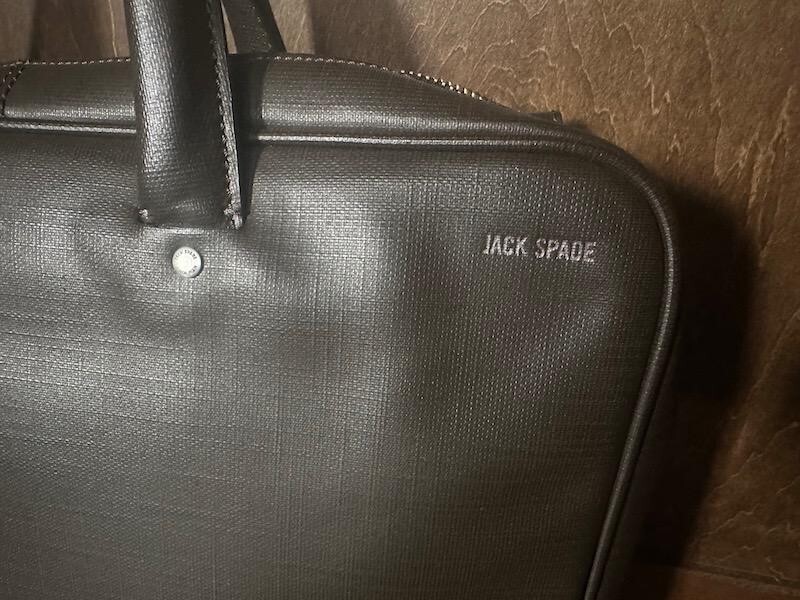 JACK SPADE_ジャック・スペード　2WAYビジネスバッグ 【美品】 JACK SPADE 2way business bag shoulder bag 16.1*11.8*2.5 inch
