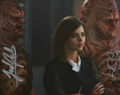 Doctor Who Autograph: AIDAN COOK & JACK PARKER (The Zygon Invasion) Signed Photo