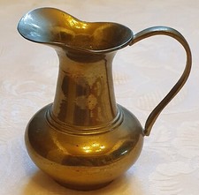 Vase Kännchen aus Messing, ca. 10 cm hoch