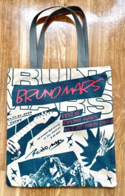 Rare Bruno Mars Tote Bag Tokyo Dome Japan limited Item | eBay