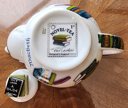 2010 Paul Cardew Once Upon A Tea Time Teapot Shakespeare Dickens Orwell - Picture 4 of 6