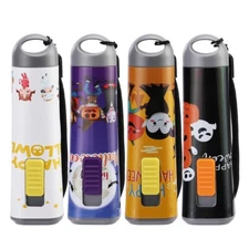 EverBrite 4PC LED Halloween Flashlights Handheld Torch Flash Light Lanyard 12AAA