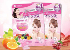 2Pcs Vida GlutaMax Faded Dark Spot Acne Wrinkle Blemish Pink Radiant Skin 30Caps
