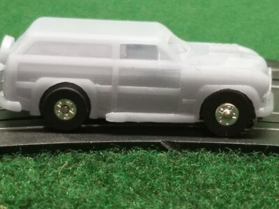TJet 1949 Ford Woody Body Only, Dropped, Chopped and Rodded & Driver 3d Printed
