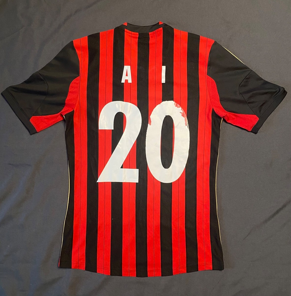 AC MILAN ADIDAS 2013/2014 Football Soccer Home Jersey Rare | eBay