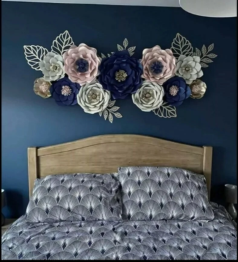 Update 162+ decorative paper flowers for wall best seven.edu.vn