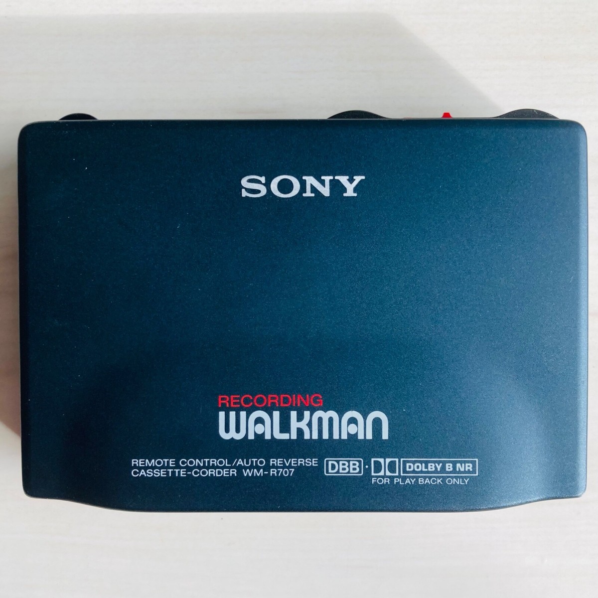 Sony WM-R707 Walkman Portable Cassette Recorder Player With