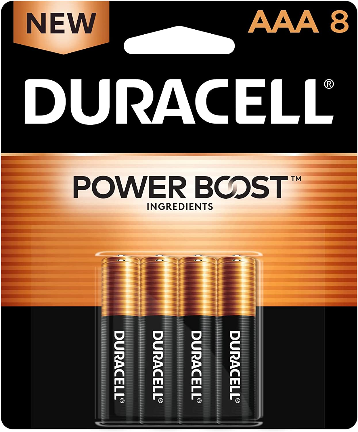 AAA Batteries Power Boost Ingredients 8 Count Pack Long-Lasting Power Alkaline-image