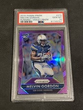 2015 PANINI PRIZM MELVIN GORDON ROOKIE RUNNING VIOLET PRIZM #270 PSA 10 GEM MINT