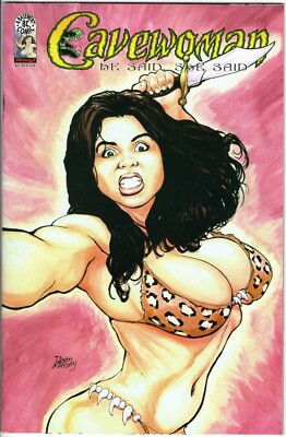 CAVEWOMAN ISSUE HE SAID SHE SAID BASEMENT STUDIOS 2003 BUDD ROOT AMRYL COMIC