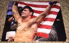 Chris Weidman Signed 8x10 Photo Silva KO with proof Chris Weidman Signed 8x10 Photo Silva KO with proof