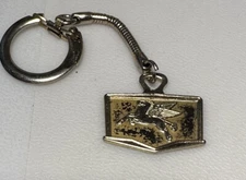 Vintage Mobil Pegasus Gas Oil Gasoline Auto Car Service Fuel Station Keychain