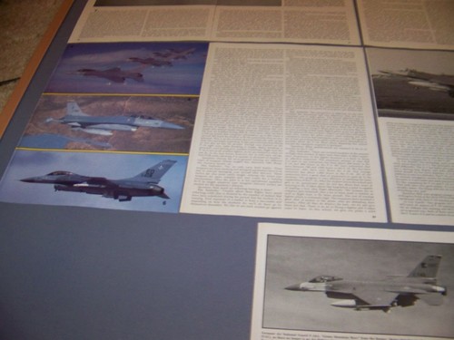 VINTAGE..GENERAL DYNAMICS F-16 ..HISTORY/PHOTOS/DETAILS/SPECS...RARE! (855J) - Picture 4 of 5
