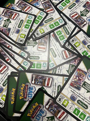 Pokemon TCG Online Code Card - Unused - **Codes Messaged Fast**