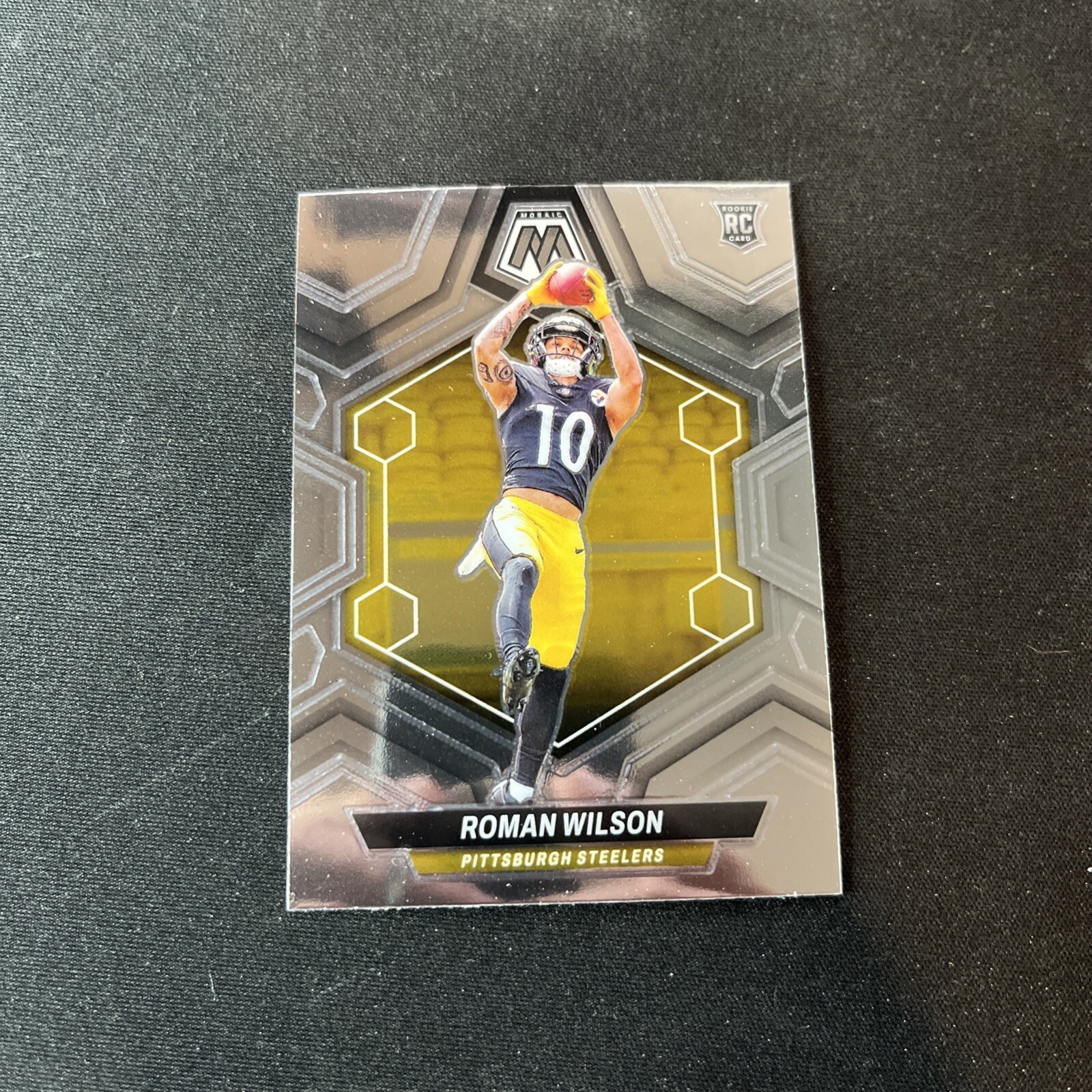 2024 Panini Mosaic - Rookies Silver Prizm #369 Roman Wilson (RC)