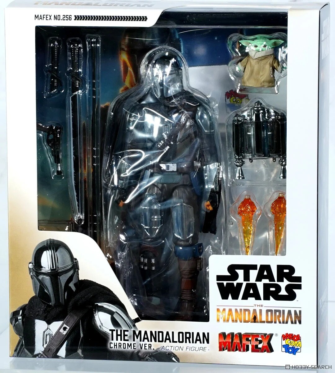 SF・ファンタジー・ホラー MAFEX No.256 THE MANDALORIAN CHROME d Medicom Toy Mafex No.256 Ster Wars The Mandalorian Chrome