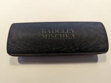 BADGLEY MISCHKA Black Hard Sunglasses/ Eyeglasses Case