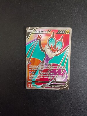 Pokemon Karte Bruyverne V FULL ART 195/203 Himmlische Evolution EB07 DE Neu