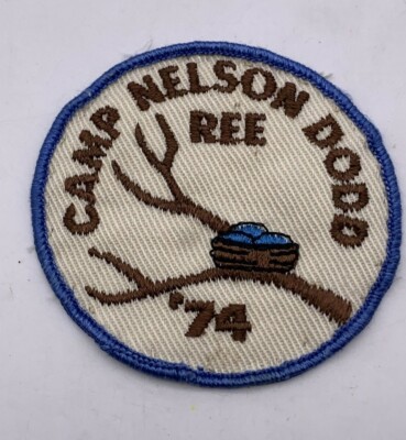 Vintage Patch REE 1974 Camp Nelson Dodd Birds Nest HTF