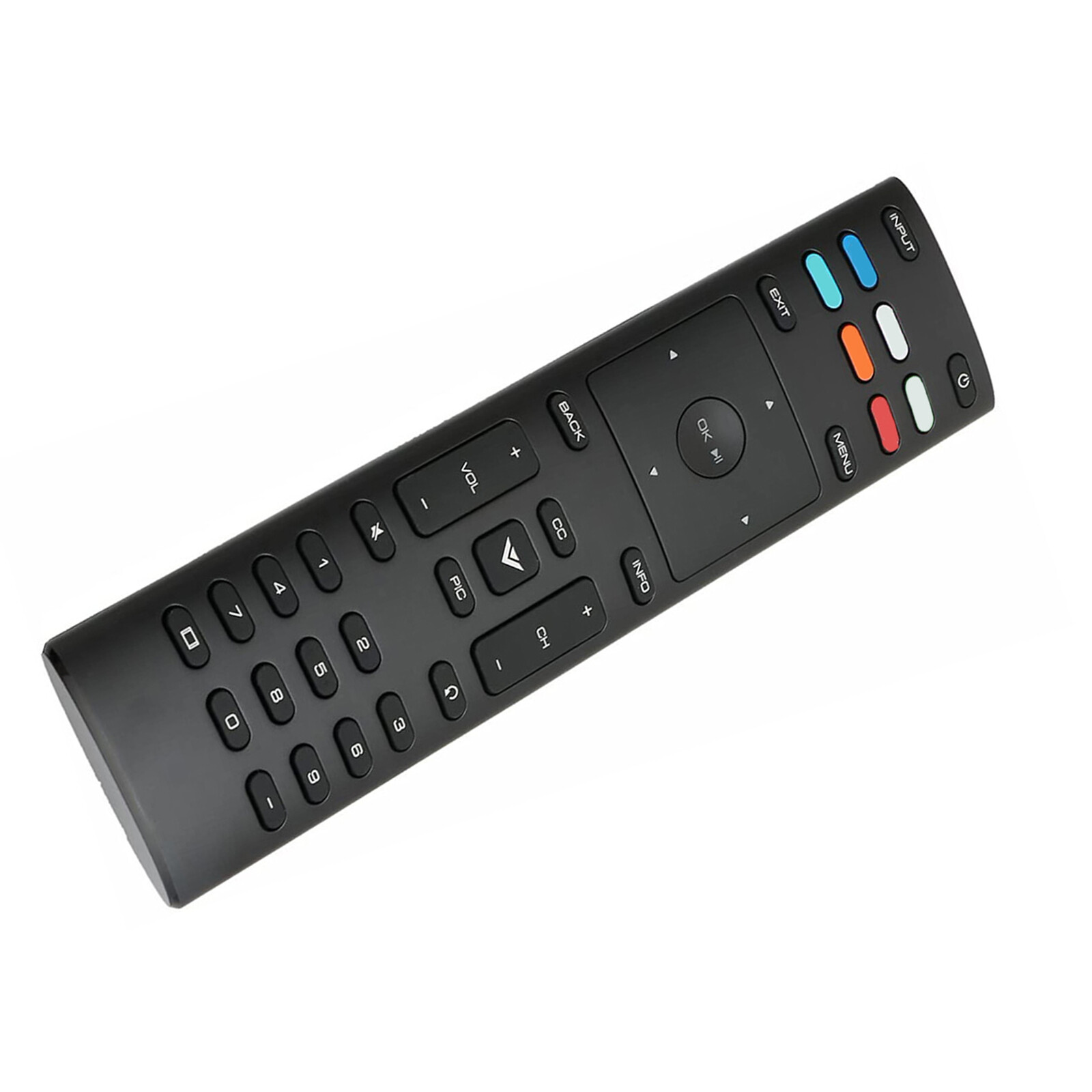 Smart TV Portable 433MHz Frequency 1-Channel TV Remote Control For VizioXRT136 M-image