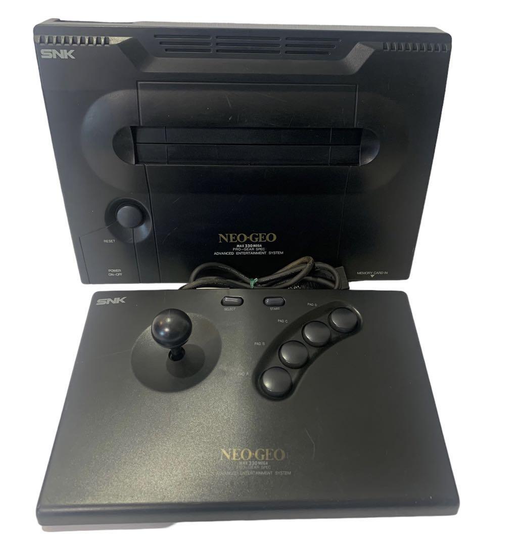 SNK Neo Geo AES Console, Controller Max 330 mega for parts japan 