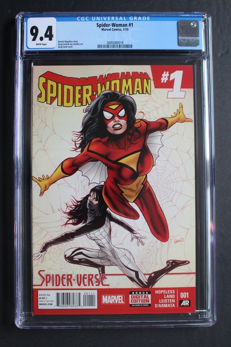 SPIDER-WOMAN #1 -VERSE Jessica Drew 2015 Gwen Stacy SILK Black Cat