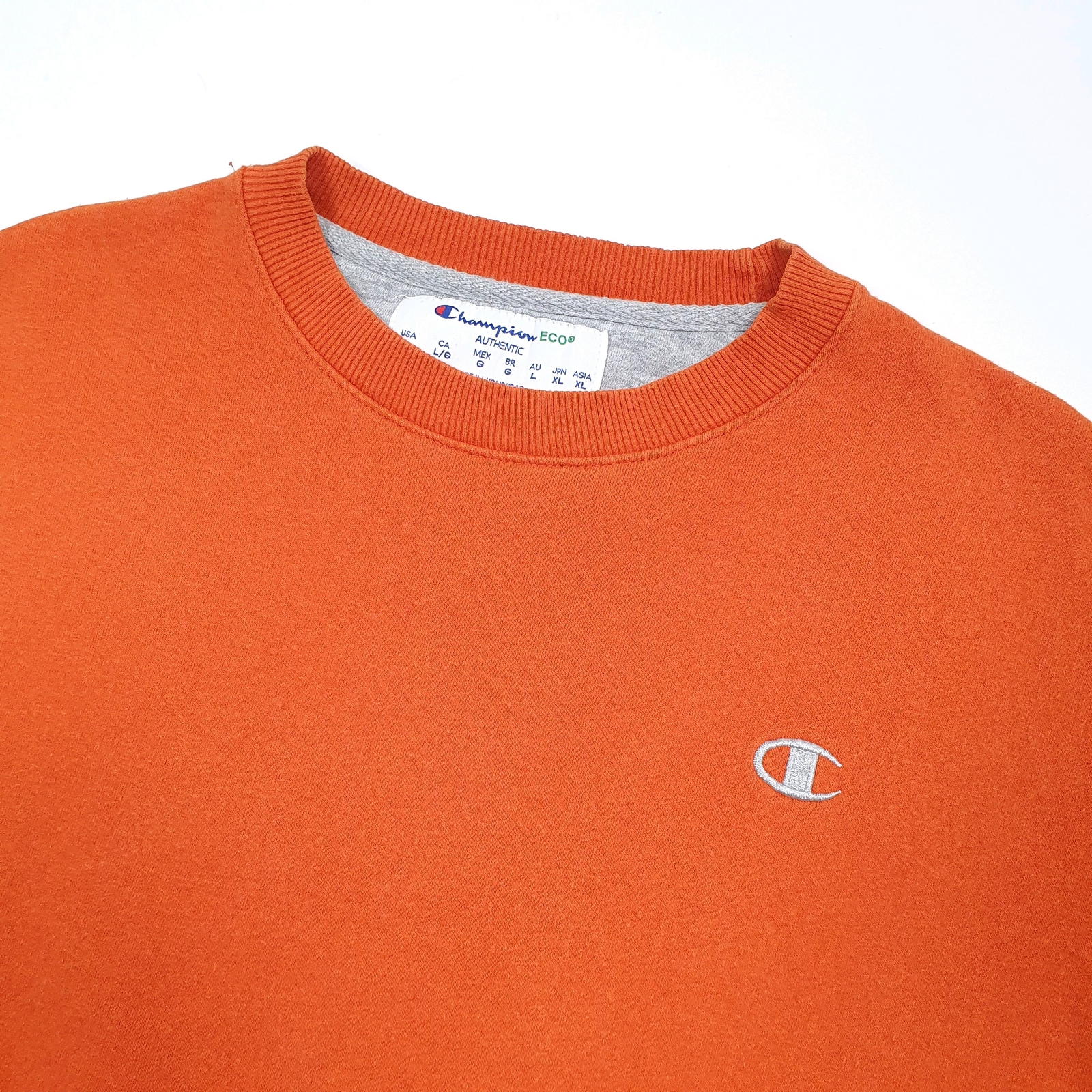 CHAMPION Sweatshirt Eco Cotton Jumper Sweatshirt Mens L image 2