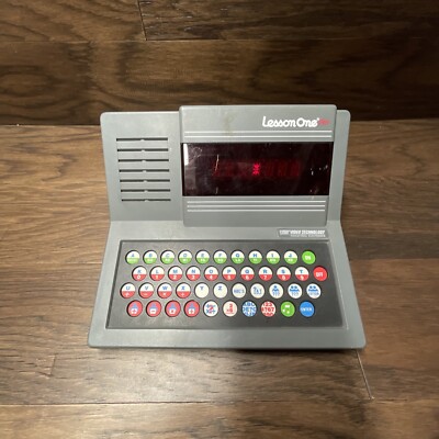 Vintage Vtech Educational Lesson One Plus Children Learning WORKS!  Edutainment