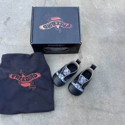 Freebird Baby Mabel Shoes Navy Size 1 (3-6 months) Just Like Mom Adorable NEW