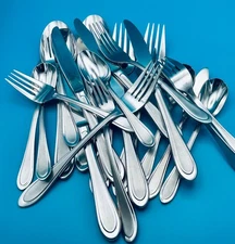 23 Pcs Oneida JOANNE Mixed Lot Serving Spoons Forks Stainless Flatware