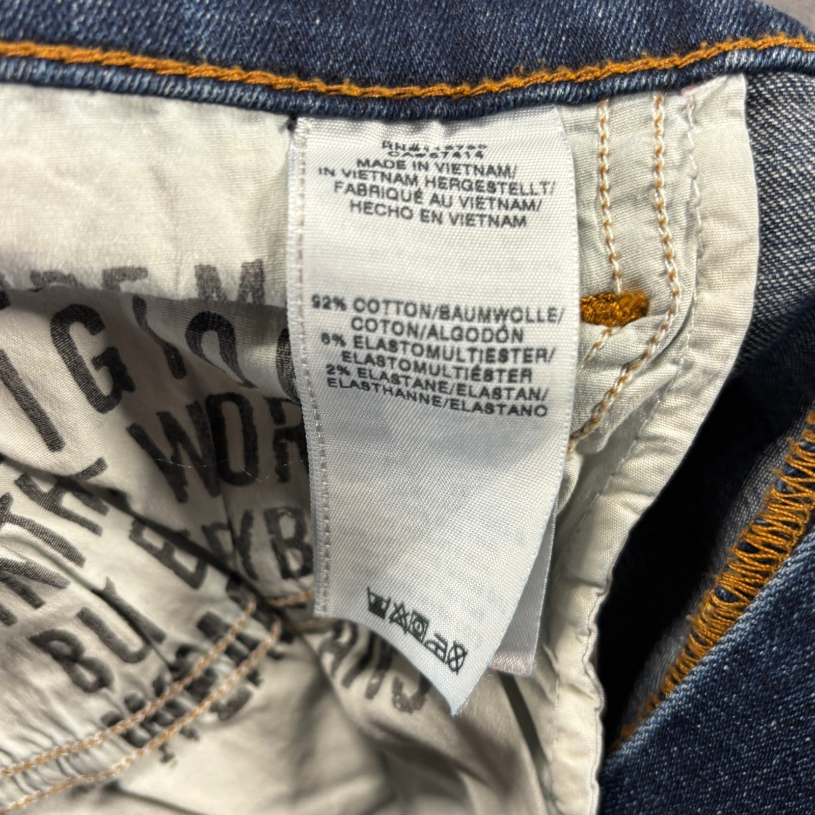 True Religion Halle Mid Rise Super Skinny Jeans Dark Wash Size 33 thumbnail 6