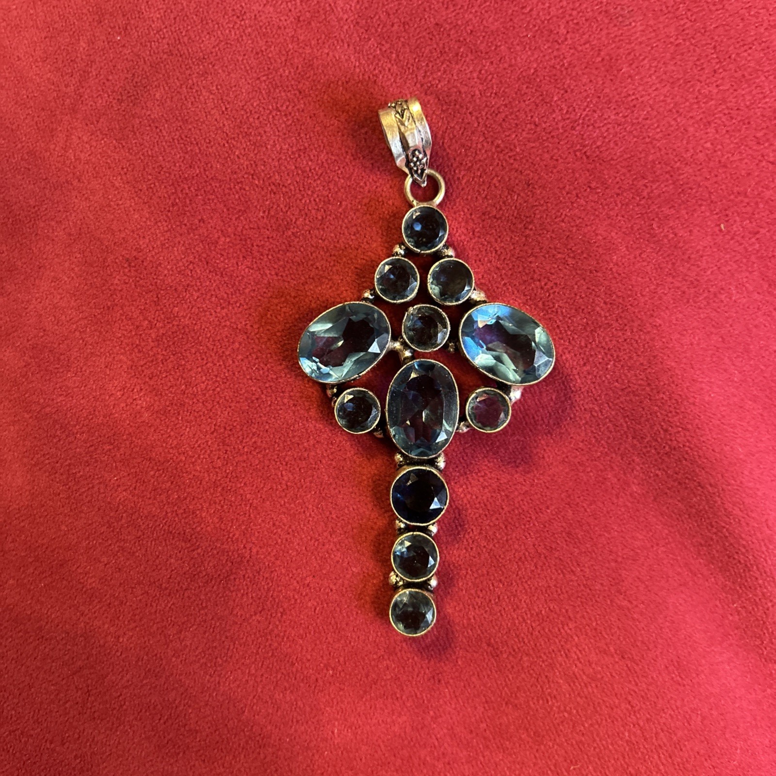 Solid Sterling Silver and Amethyst Dragonfly Neck… - image 1