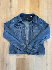 Lee Womens Large Blue Jean Denim Jacket