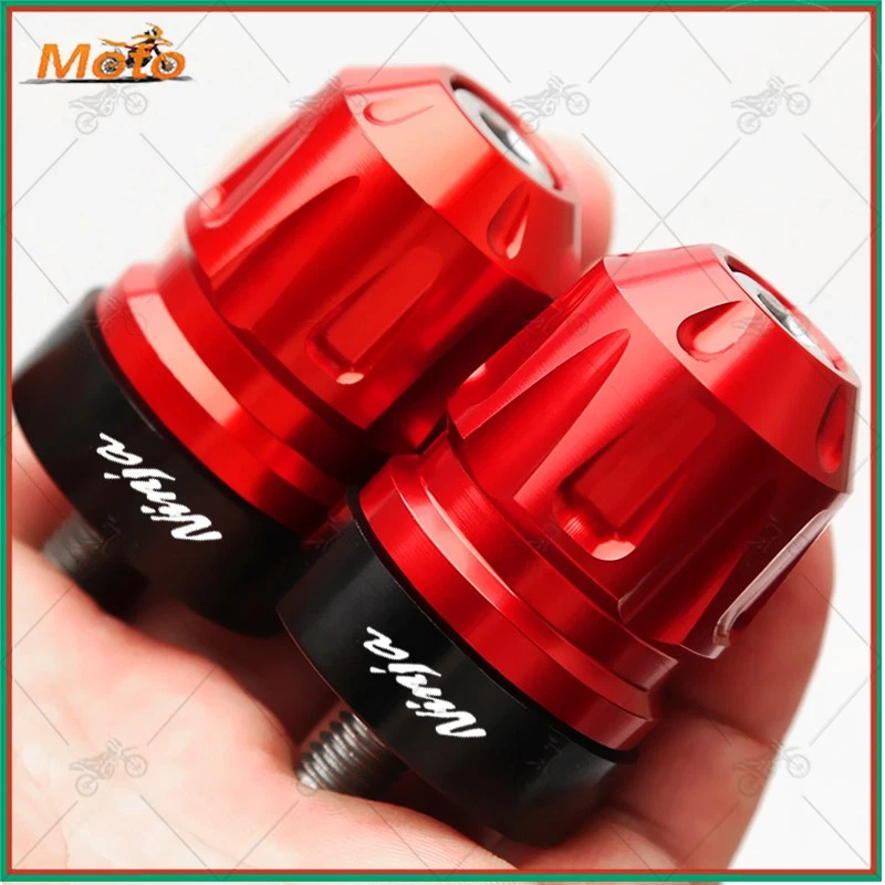 Empuñaduras de manillar extremos de enchufe para Kawasaki Ninja 250/R 300 400 ZX6R ZX10R zx14r 650 Foto 3 de 4