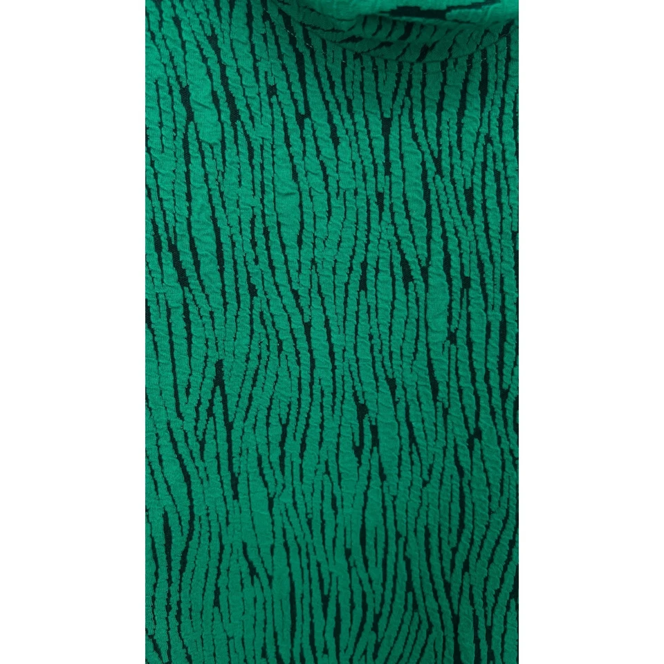 Ali Miles зеленый черный Tiger полоски капот шеи туника свитер женский размер S - CJ - Изображение 4 из 4