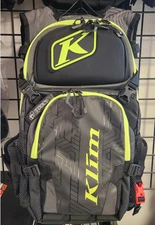KLIM NAC PAK SNOWMOBILE BACKPACK POCKETS 3L HYDRATION POUCH CAPABILITY - HI-VIS