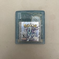 Pokémon Crystal Version Nintendo Game Boy Color, 2001, Authentic Cartridge