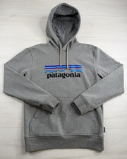 Patagonia Uprisal Hoody Sweatshirt Gray Hiking Mountains Womens S Mens XS EUC