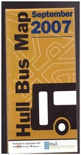 Hull Bus Map - September 2007 -  East Yorkshire & Stagecoach in Hull