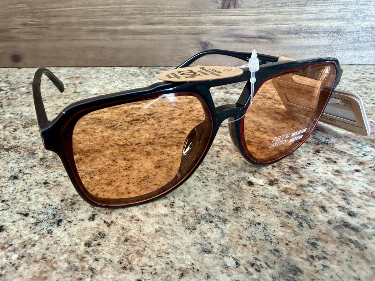 Frye and CO. Sunglasses - NS0925 Black Aviator w/? Peach  display picture 2