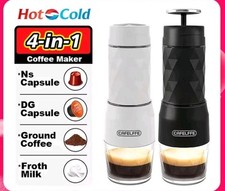Macchina Da Caffè Portatile Yilu – Manuale Per Capsule E Caffè Macinato, Compatta E Leggera Per Viaggi E Campeggio
