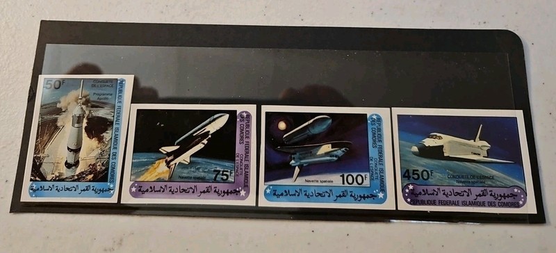 Comoro Islands Scott #517-520 MNH Space Exploration 
