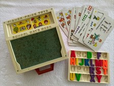 Vintage Original 1972 Fisher Price School Days Portable Play Desk 176
