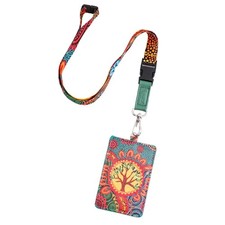 LANYARD  CARD HOLDER - WURUNG BRANCHES - ABORIGINAL, AUSTRALIA, SOUVENIR, GIFT