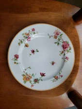 Haviland & Co Limoges Vintage Dinner Plate Brown-Duncan Dry Goods Co. Tulsa OK